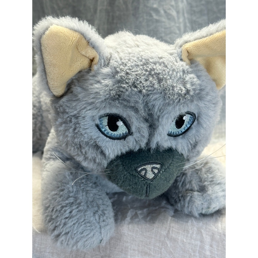 Warrior Cats Frostpaw Plush Grey Stuffed Animal RiverClan Erin Hunter 12 inch